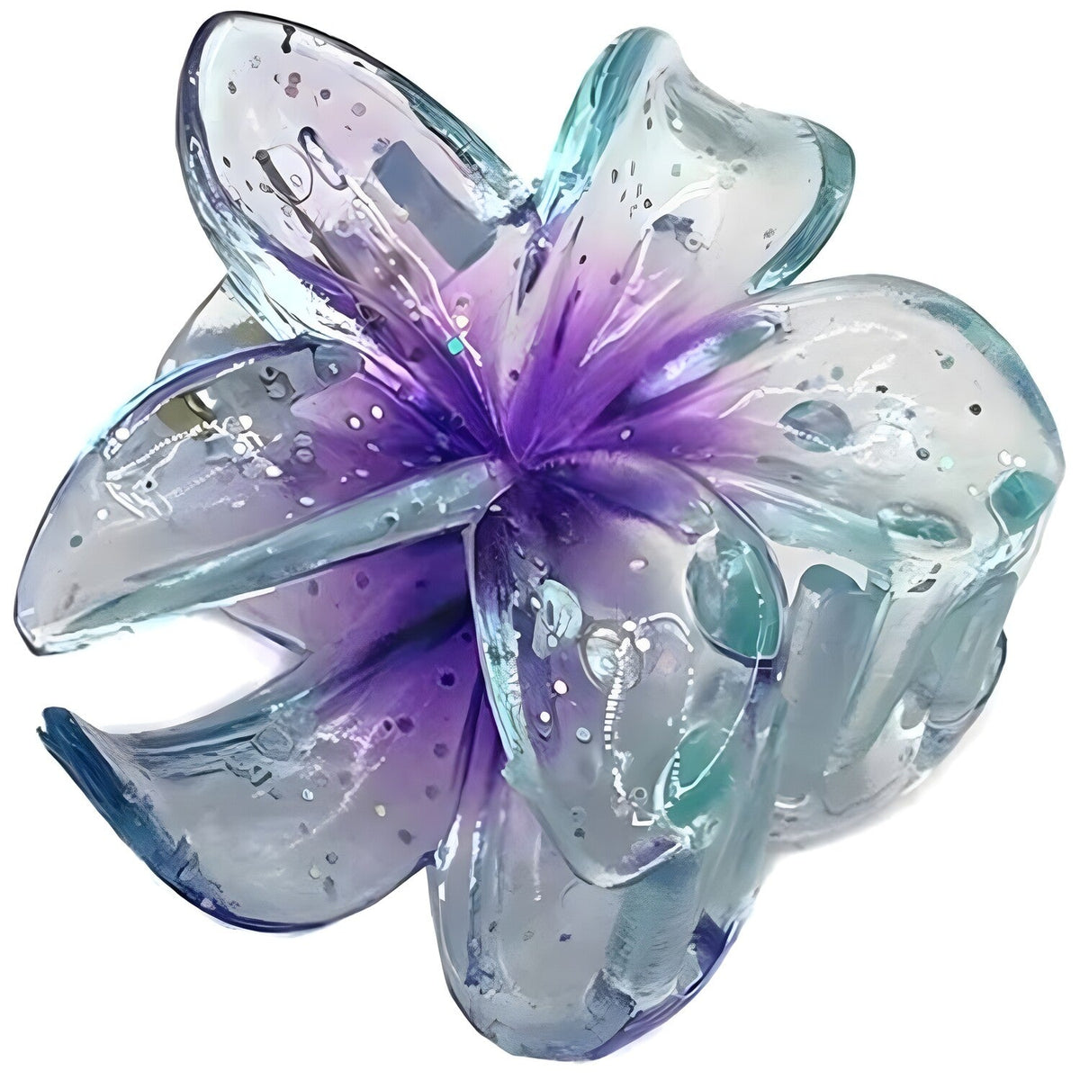 Kopča za kosu Flower - Ljubičasta