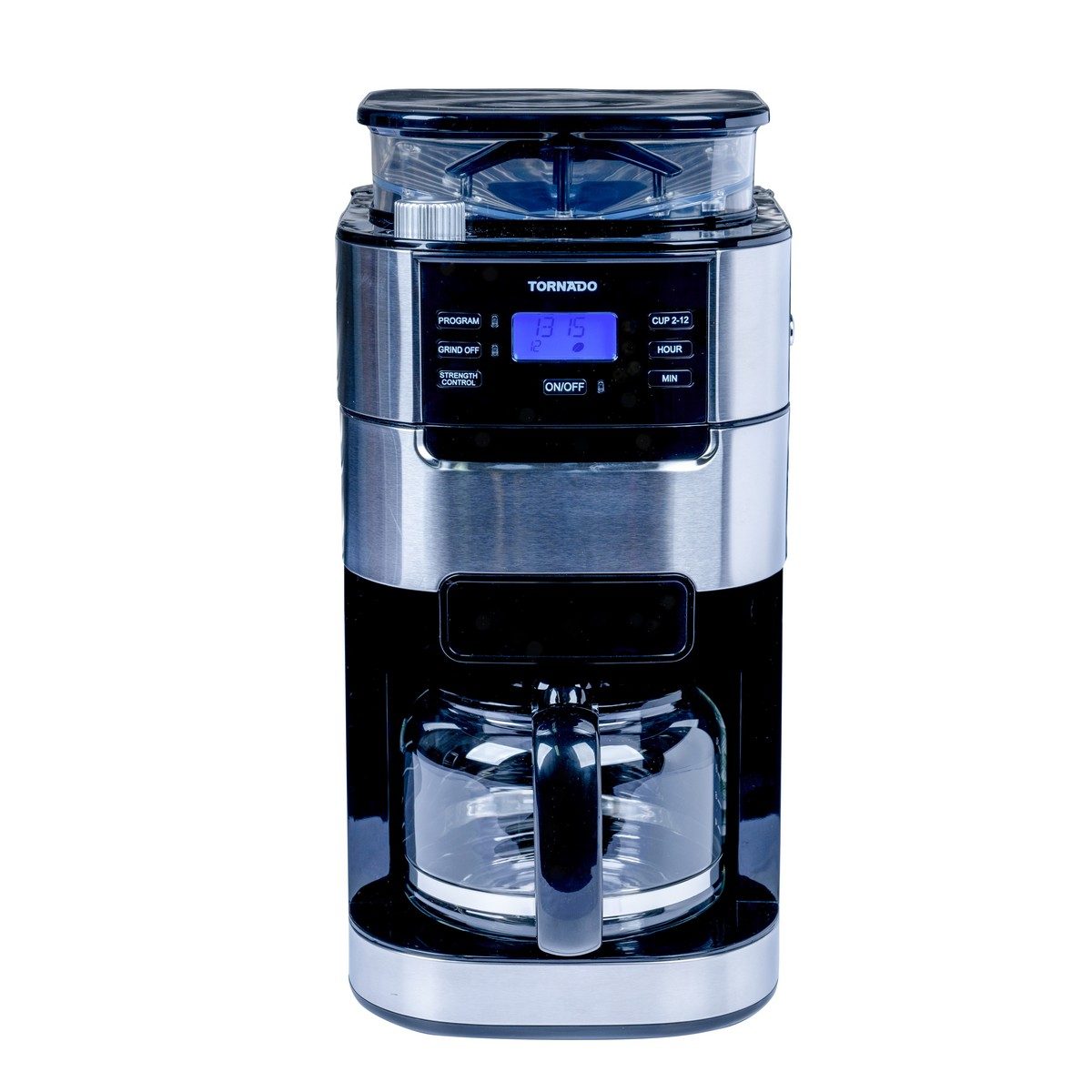 Tornado Aparat za kavu TCM-1025A-GS, 200g Mlinac 1.5L, 900–1050W
