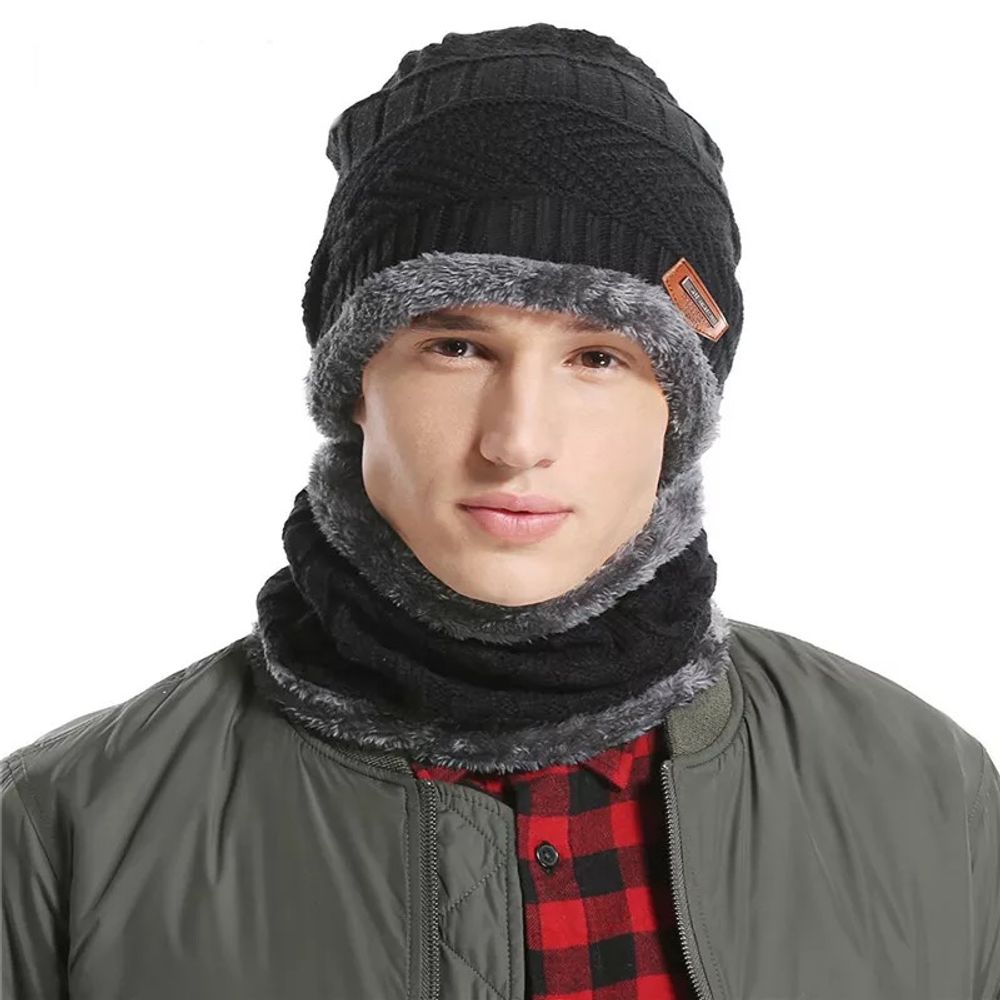 Kapa šal set zimski muški