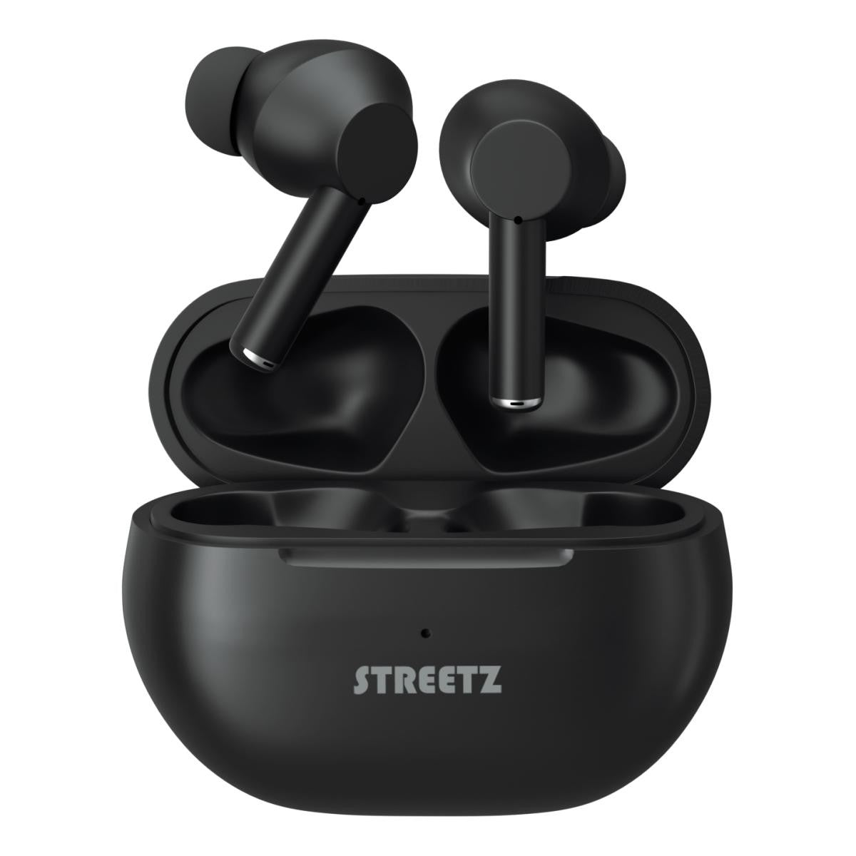 STREETZ Slušalice True Wireless TWS-117 in-ear, s kutijicom za punjenje CRNE