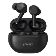 STREETZ Slušalice True Wireless TWS-117 in-ear, s kutijicom za punjenje CRNE