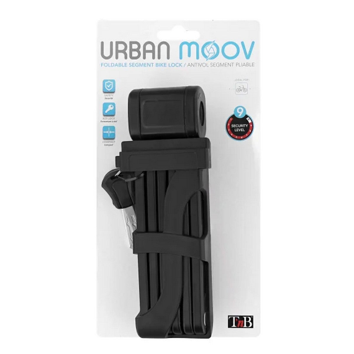 Urban Moov - Sklopivi segment brave za bicikl - crni