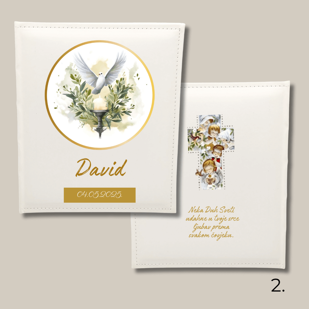 Personalizirani, unikatni foto albumi – darilo za sveto birmo