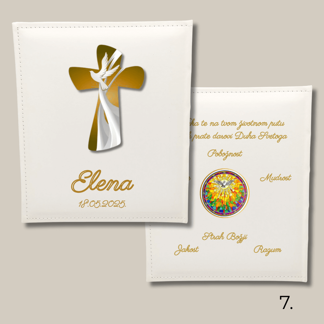 Personalizirani, unikatni foto albumi – darilo za sveto birmo