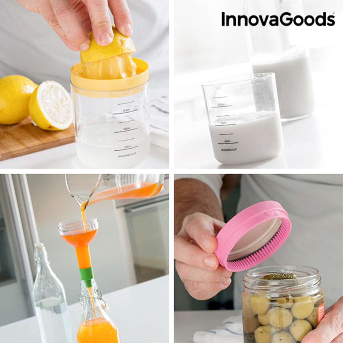 Boca s Priborom za Kuhanje InnovaGoods 8 u 1 (8 Dijelova)