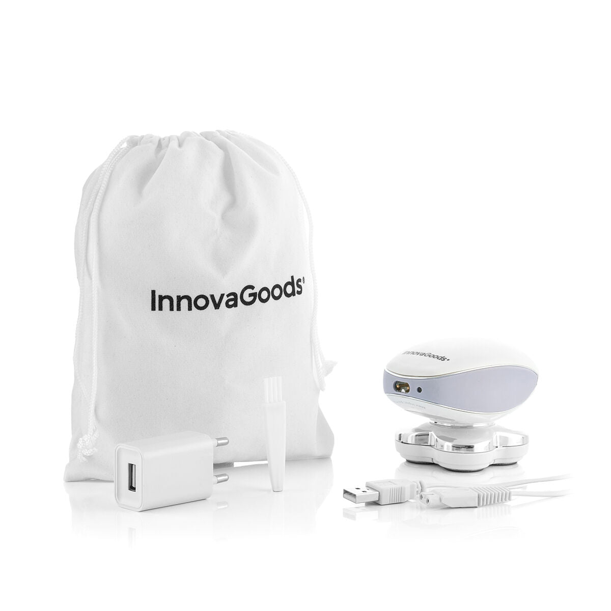 Punjivi Depilator s 4 Nastavka i LED Svjetlom Forsilker InnovaGoods