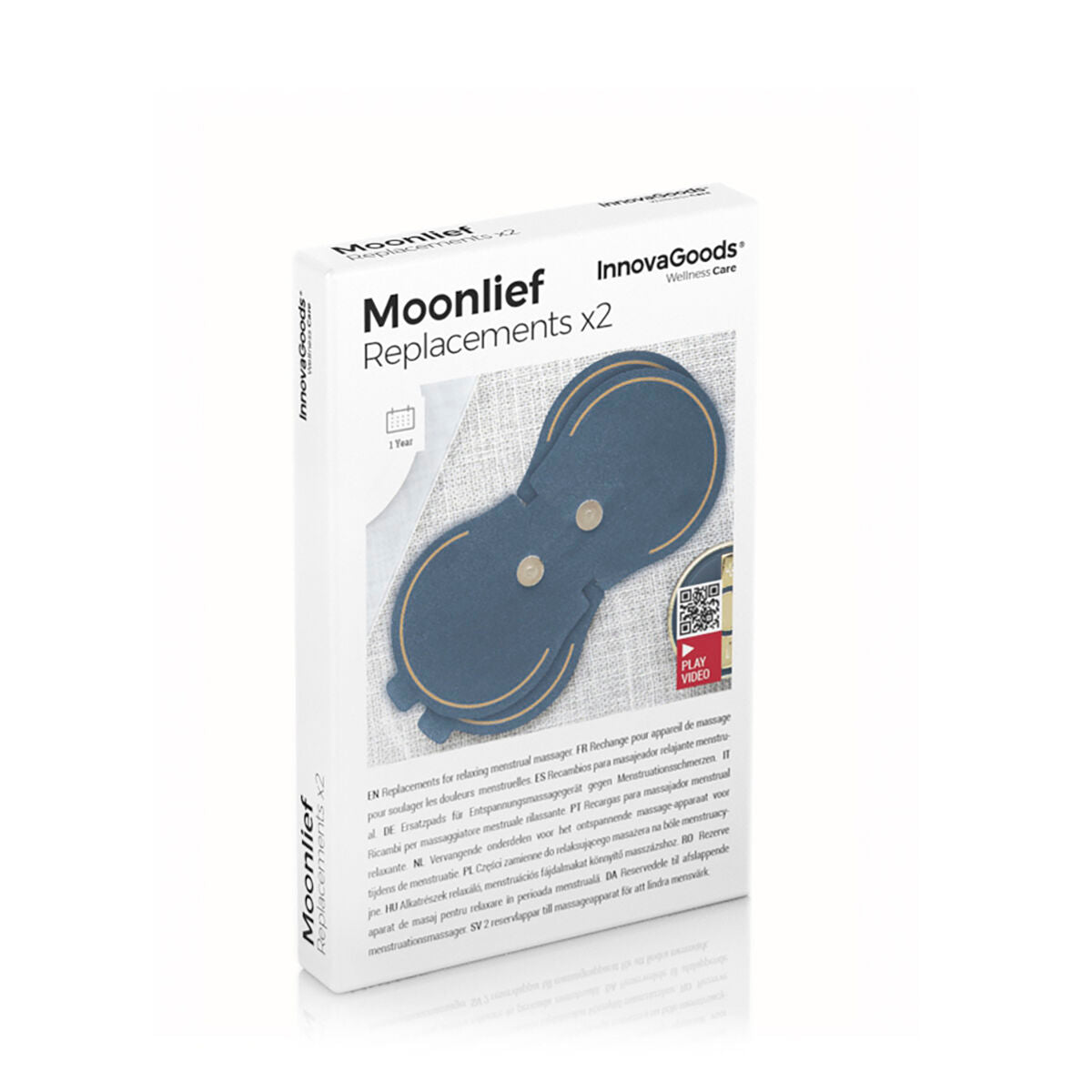 Zamjenski flasteri za opuštajući menstrualni masažer Moonlief InnovaGoods (2 Kom.)
