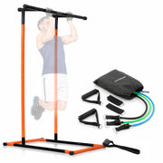 Paket stanica za zgibove fitness i set elastičnih traka s dodacima i vodičem InnovaGoods