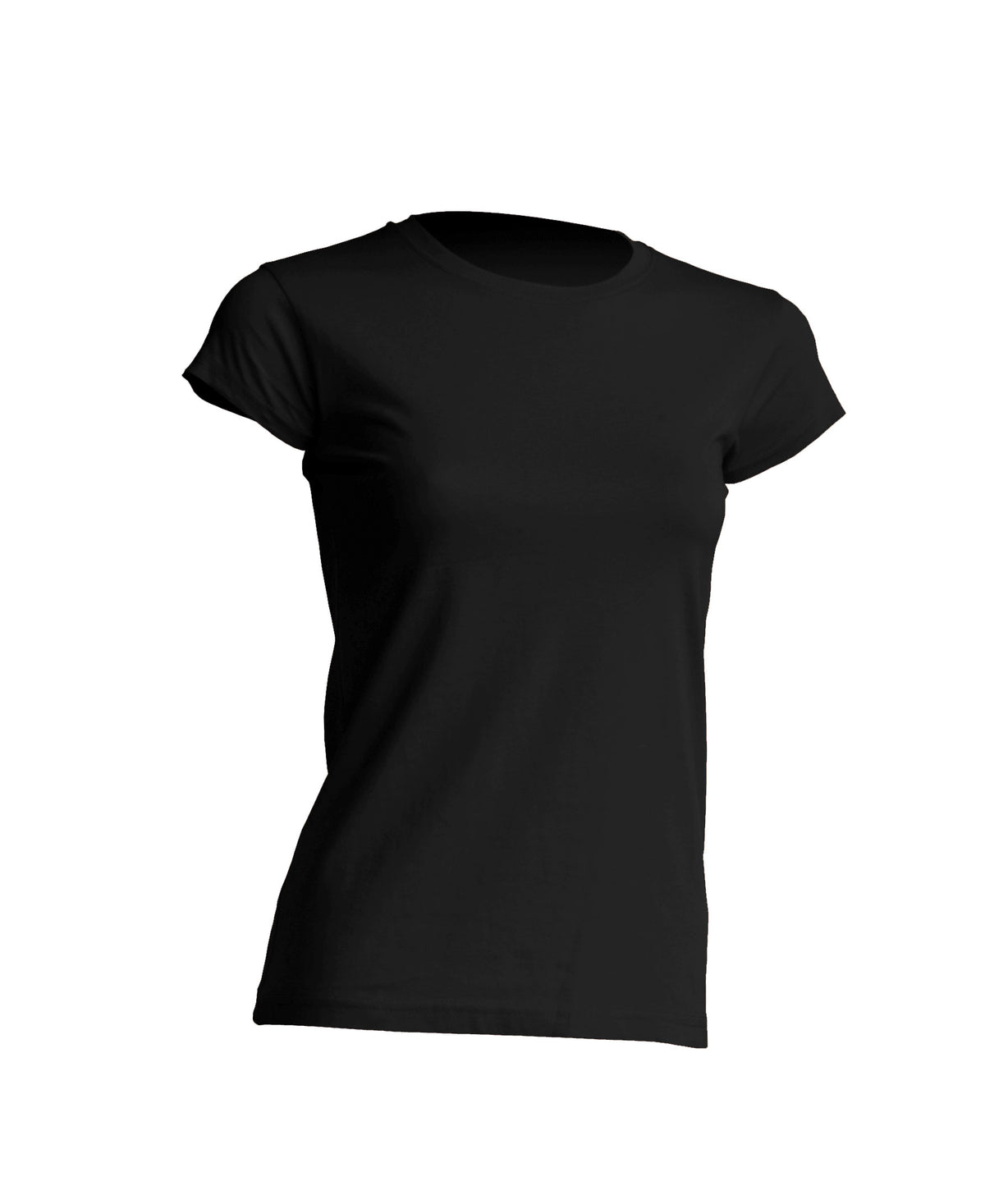 Ženska T-shirt majica kratki rukav crna, 150gr