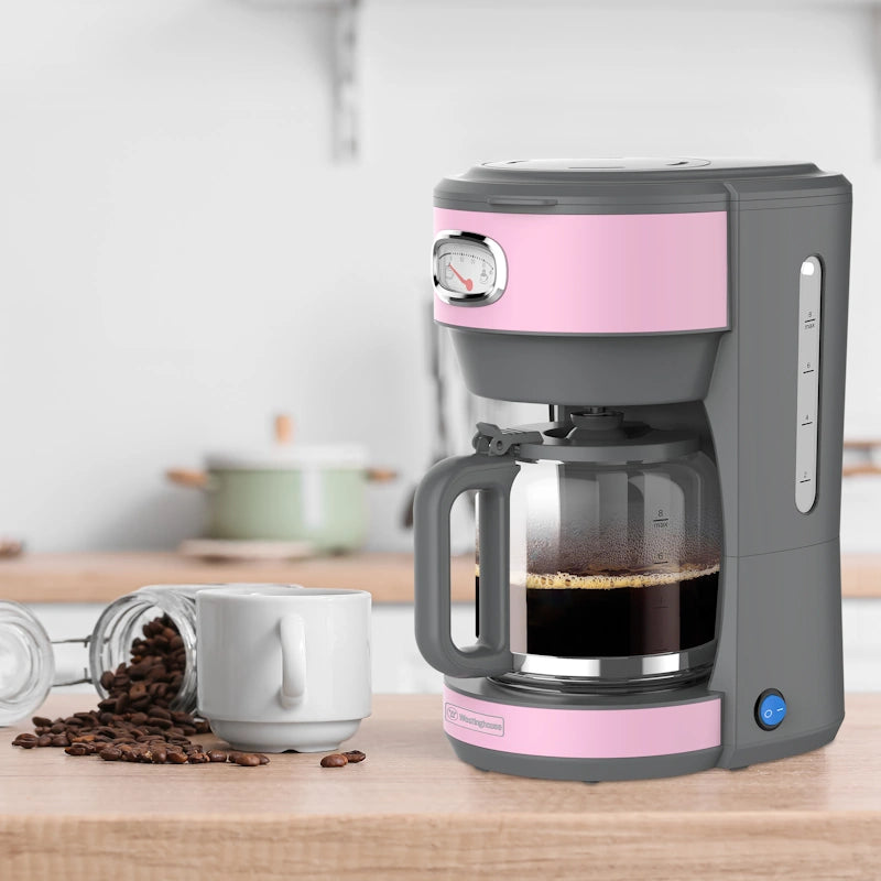 Westinghouse Retro Pink filter coffee maker
