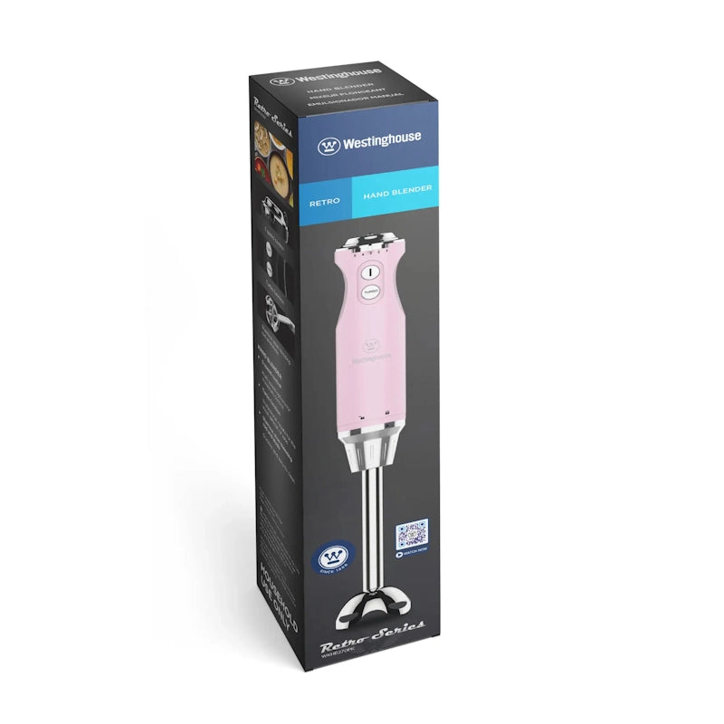 Westinghouse Retro Pink ročni mešalnik