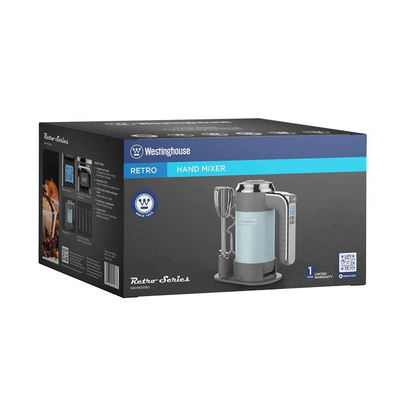 Westinghouse Retro Blue hand mixer