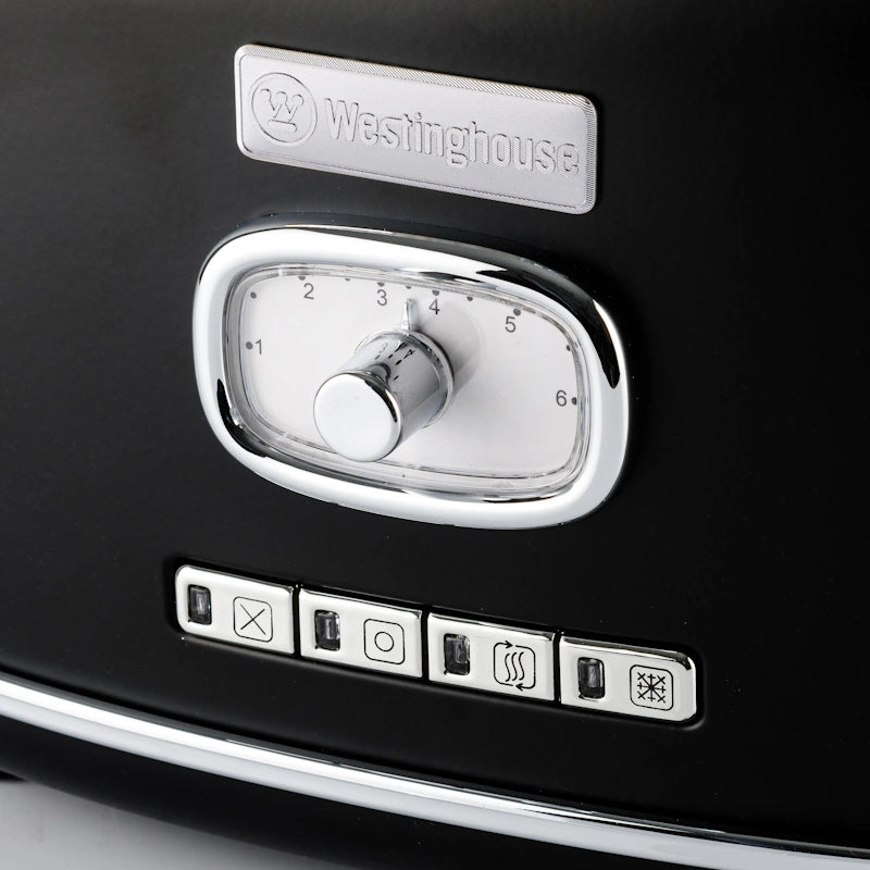 Westinghouse Retro Black 2 Slice toaster
