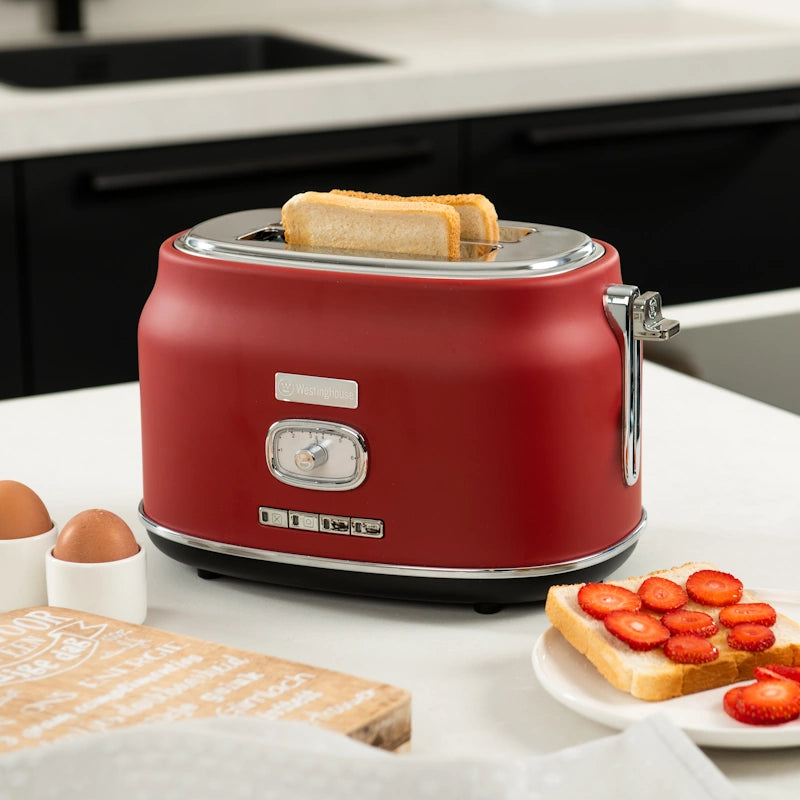 Westinghouse Retro Red 2 Slice Toaster