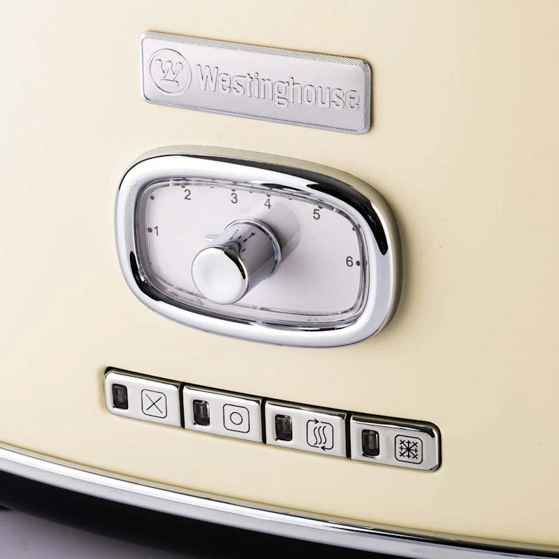 Westinghouse Retro White 2 Slice opekač kruha