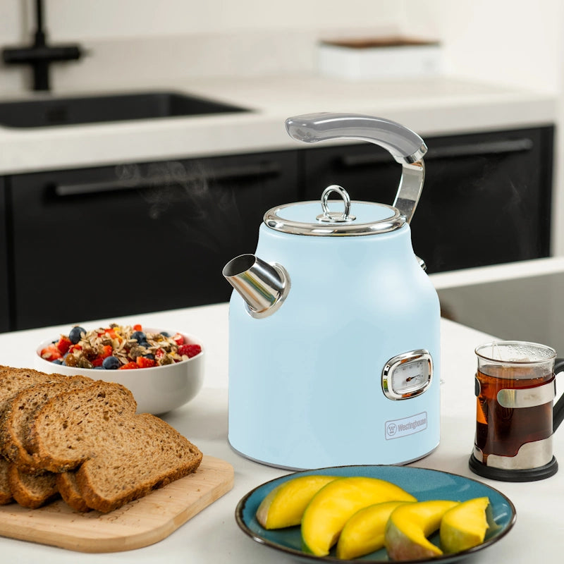 Westinghouse Retro Blue kettle