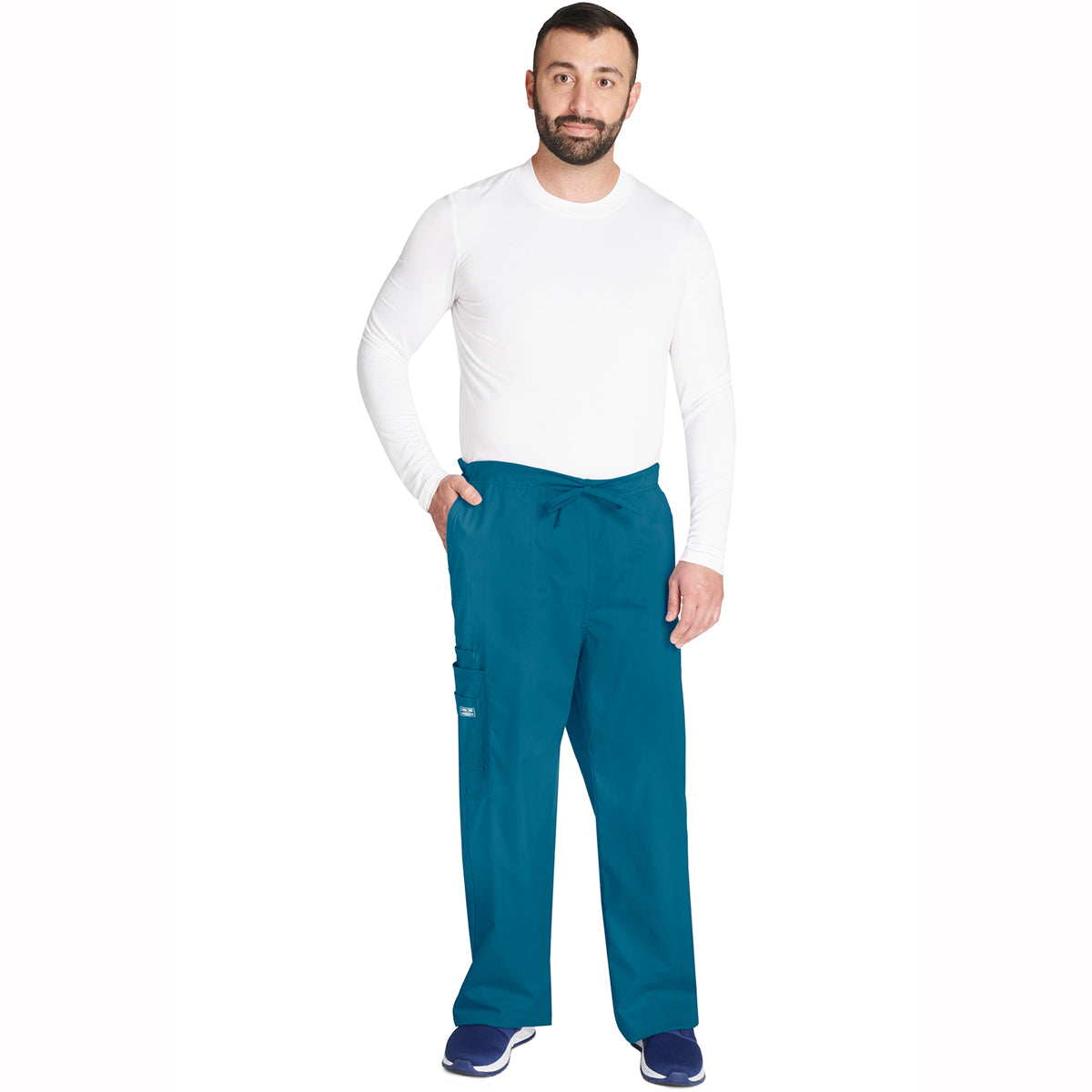 Unisex hlače WWE4043 karipsko plave