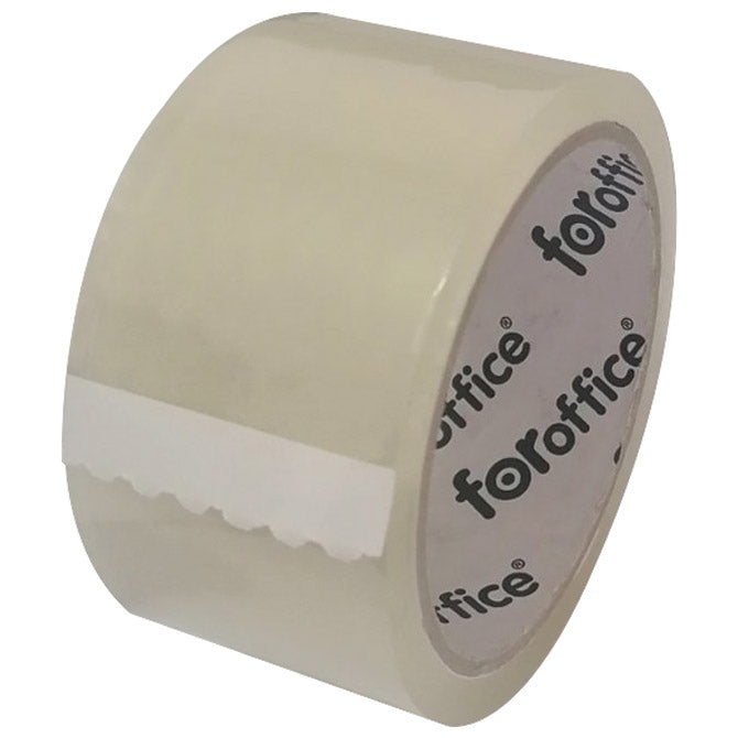 Trak lepilni 48 mm/66 m akrilni neslišen 25my FORoffice prozoren