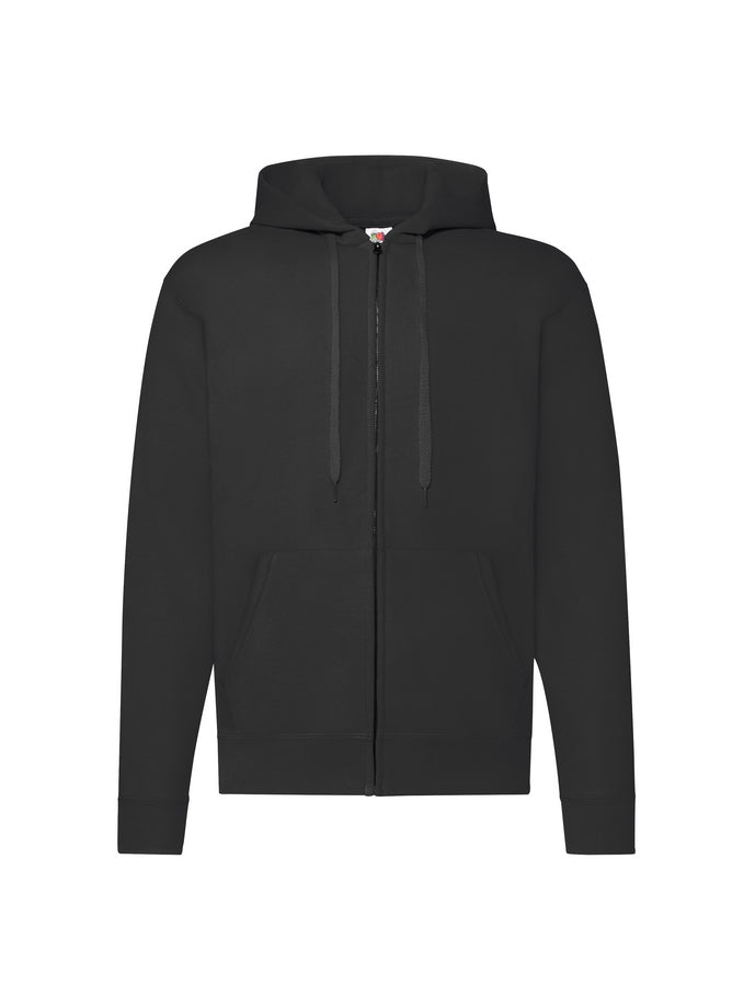 Majica FOL DR s kapuco in z zadrgo Hooded črna M