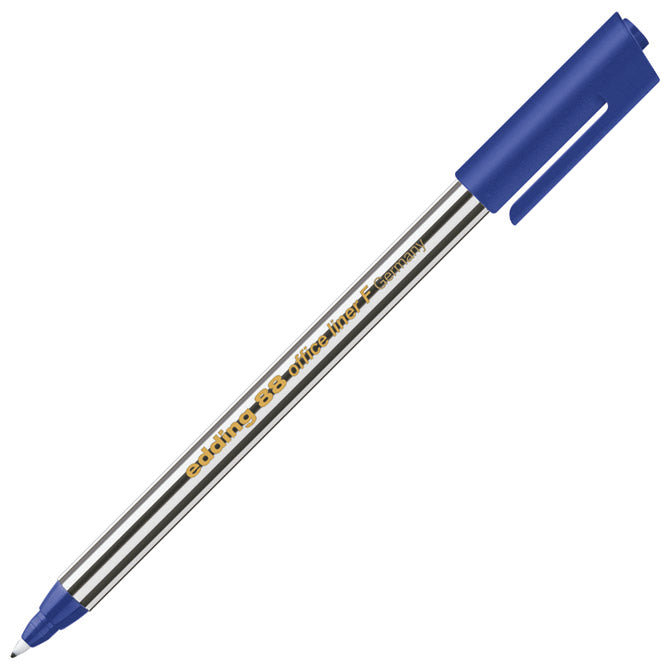Flomaster liner pisarniški F 0,6mm Edding 88 modra