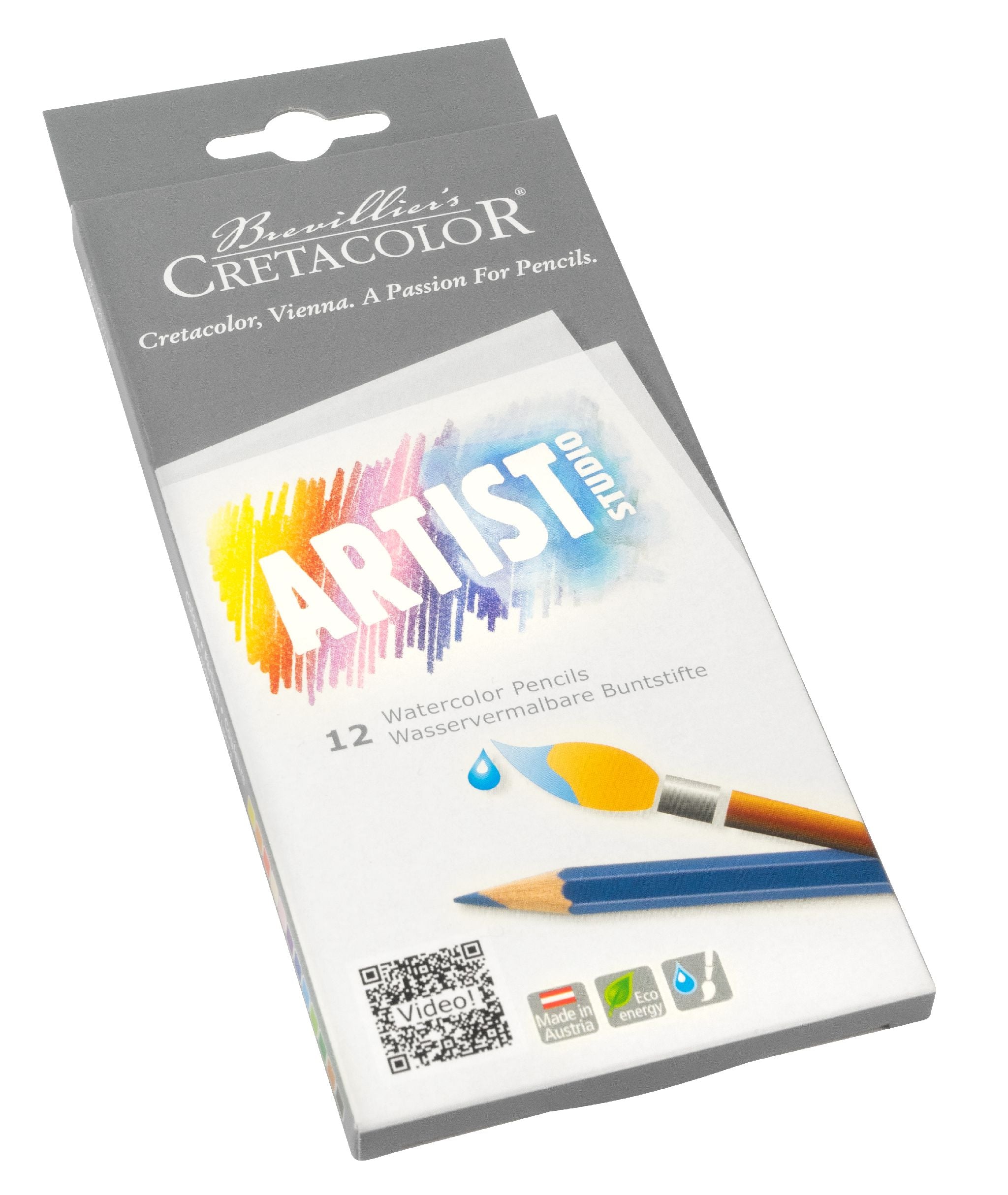 Umjetničke drvene bojice aquarel Cretacolor 12 kom u kartonskoj kutiji