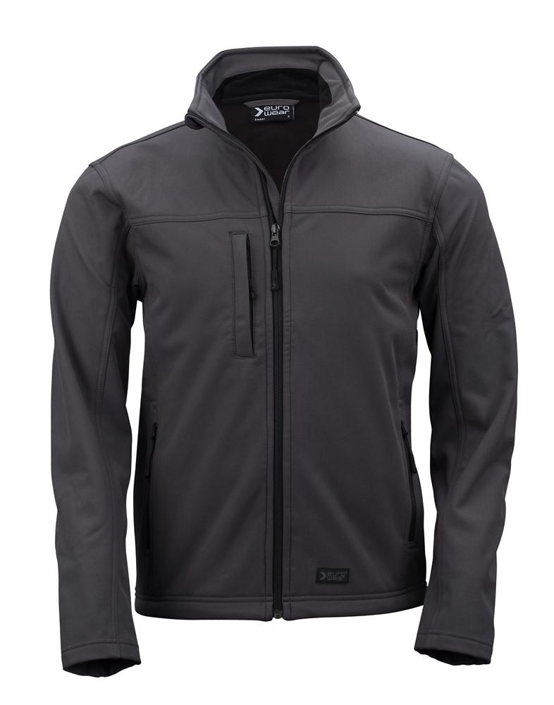 MUŠKA SOFT SHELL JAKNA EM601 tamno siva L