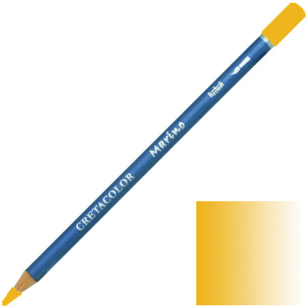 Umjetničke drvene bojice aquarel Cretacolor marino permanent tamno žuta 3 kom u kartonskoj kutiji