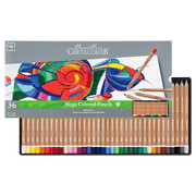 Umetniške lesene barvice Cretacolor MegaColor 36 kos v kovinski škatli