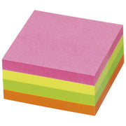 Samolepilni blok kocka 50x50mm 240L Global Notes 5658-39 neonsko razvrščeno