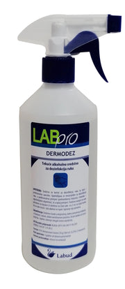 Sredstvo za dezinfekcijo rok Labpro dermodez 500ml s pršilom