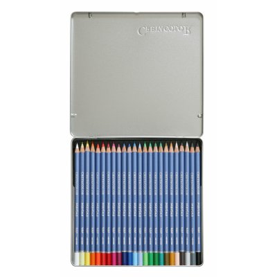 Umetniške lesene barvice aquarel Cretacolor marino 24 kos v kovinski škatli