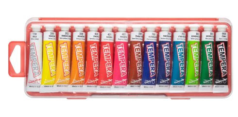 Boja tempera Aero 7,5ml tubice 14 kom u plastičnoj kutiji