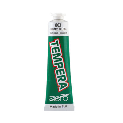 Boja tempera Aero 42ml tubica blue green plavo zelena