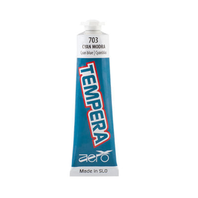 Boja tempera Aero 42ml tubica cyan plava