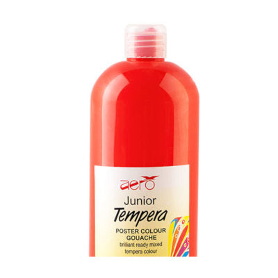 Tempera barva Aero junior 1l rdeča
