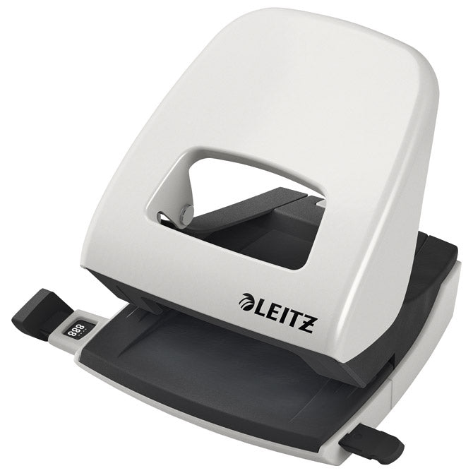 Bušač 2 rupe do 30 listova Leitz 50080085 sivi
