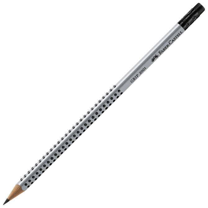 Grafitni svinčnik HB z radirko Grip 2001 Faber-Castell 117200