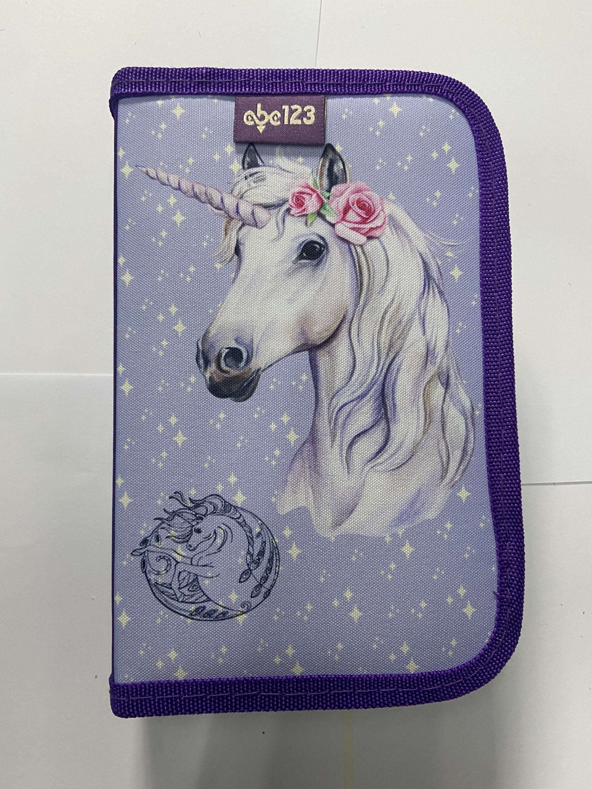 Pernica puna ABC123, 27-dijelna, 2 preklopa, raspored sati Unicorn