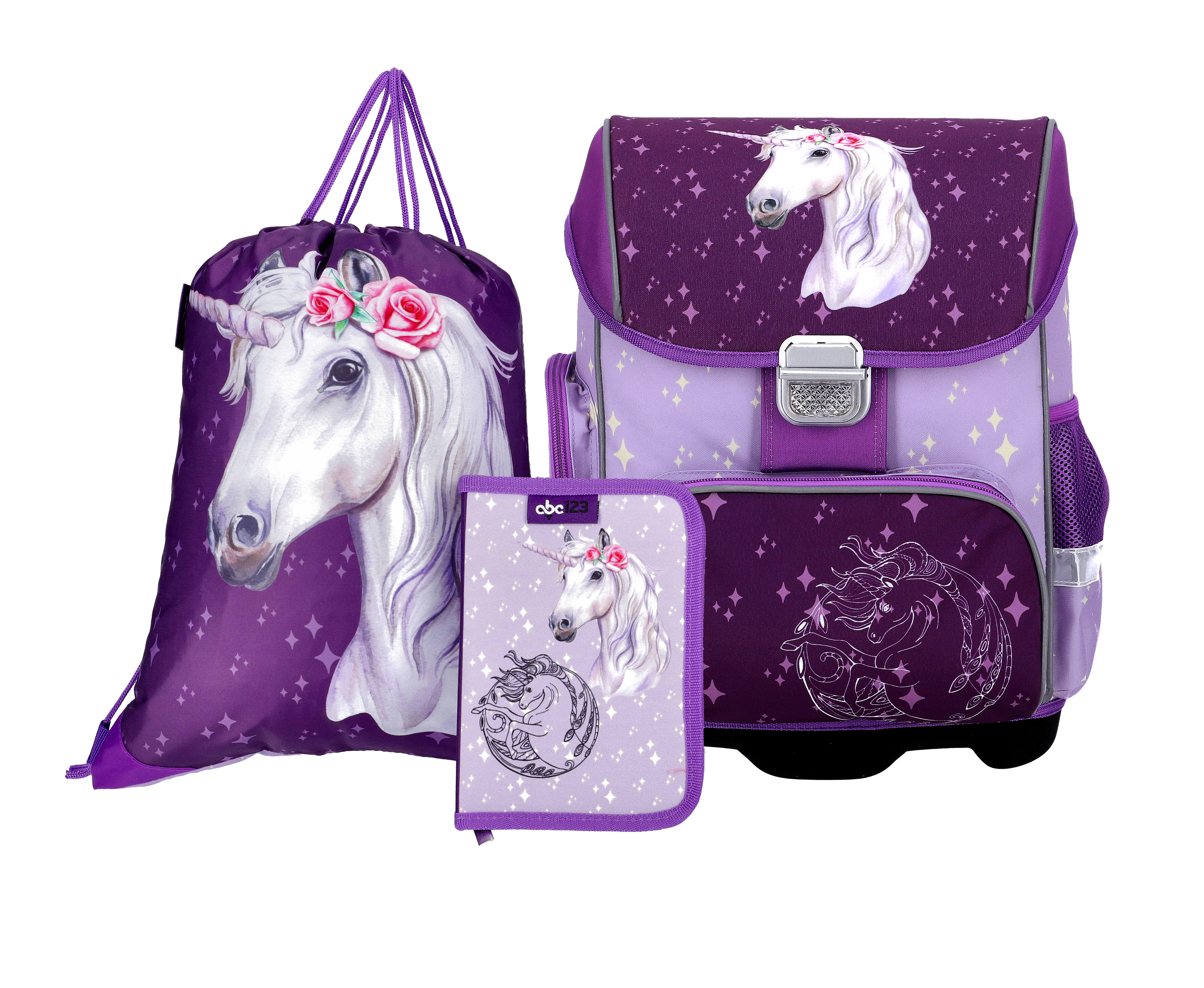 Torba prv.anat.ABC123 STARTER Unicorn set 3/1