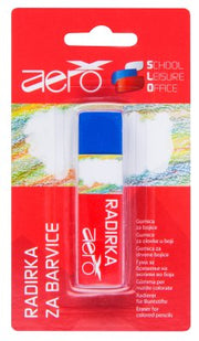 Radirka Aero za barvice, 1 kos blister