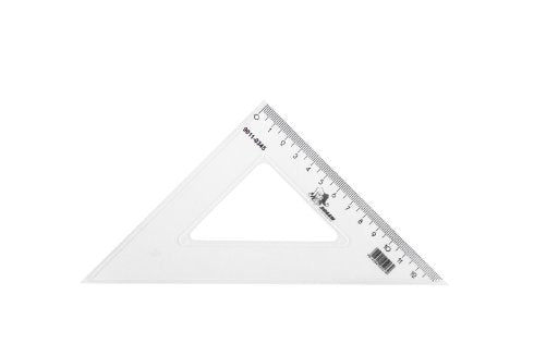 Trokut Jolly PVC proziran 45° 10/1