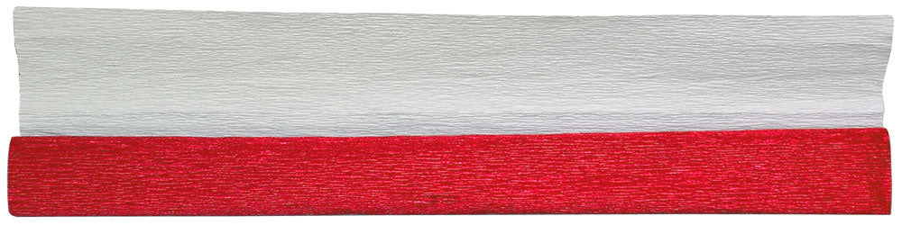 Krep papir 60g 403 metalizirani crveni 50x150cm P10/120