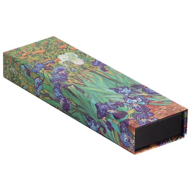 Okrasna škatla za pisalne pripomočke Van Gogh Irises Paperblanks PA8208-8