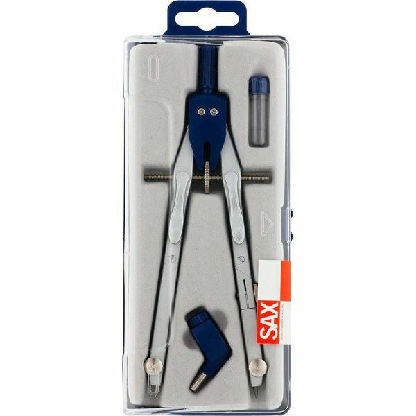 Šestar školski Sax u PVC kutiji + mine, veći