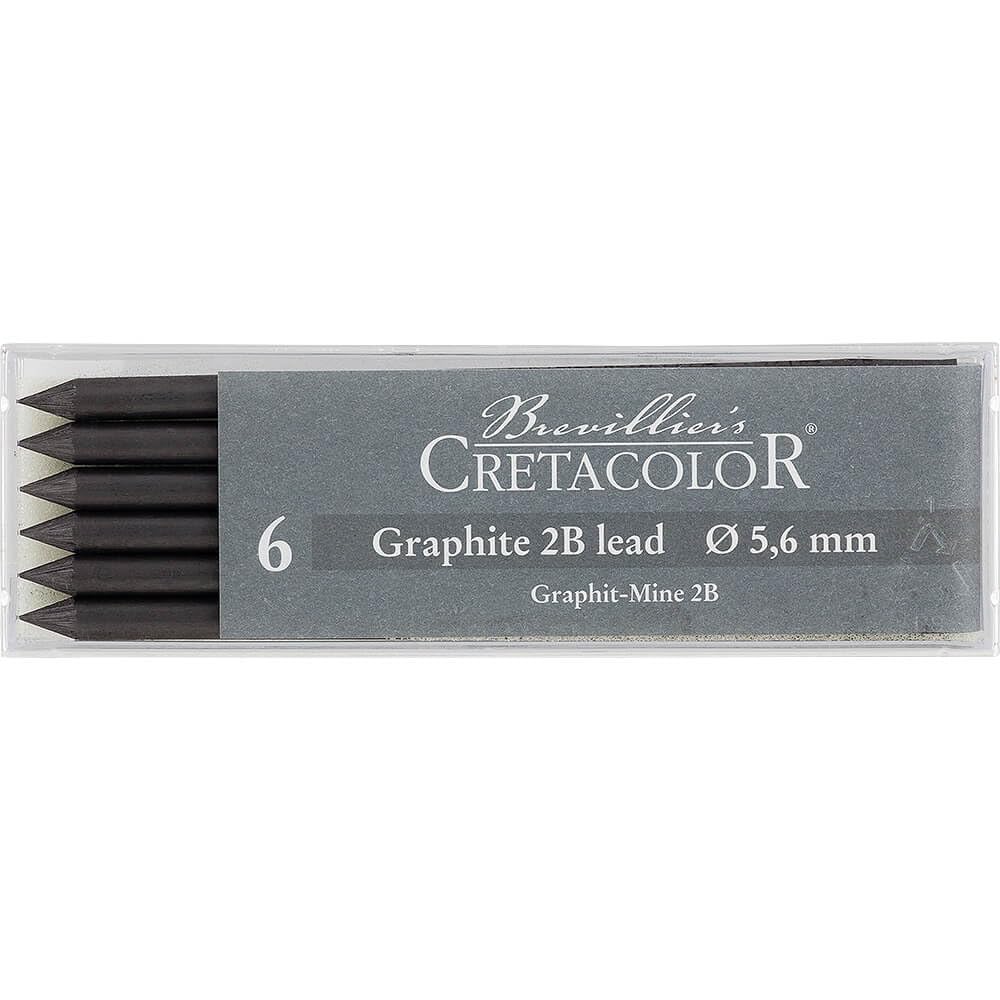 Umjetnička grafitna mina Cretacolor Special 2B, 6 kom u kutiji