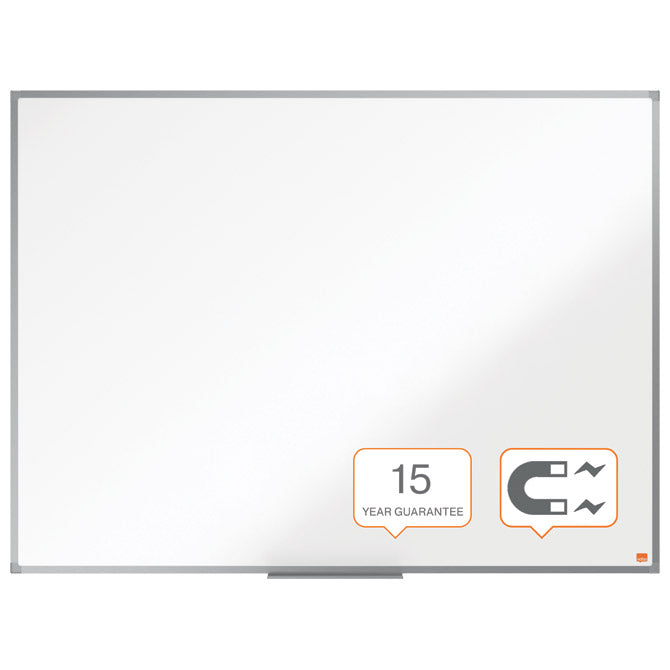 Ploča magnetna 120x90 cm aluminijski okvir Essence Steel Nobo 1905211 bijela