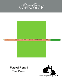 Umjetničke pastelne olovke Cretacolor permanent grašak zelena 3 kom u kartonskoj kutiji