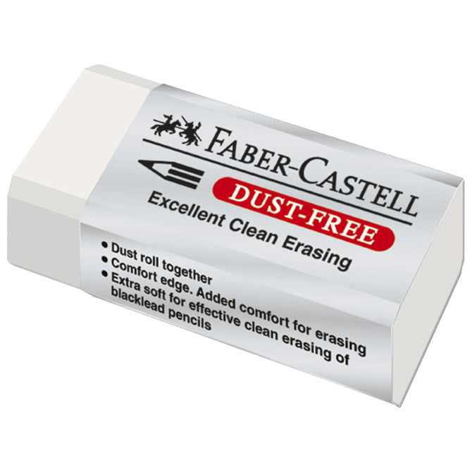 Plastična radirka Faber-Castell 187130 brez prahu