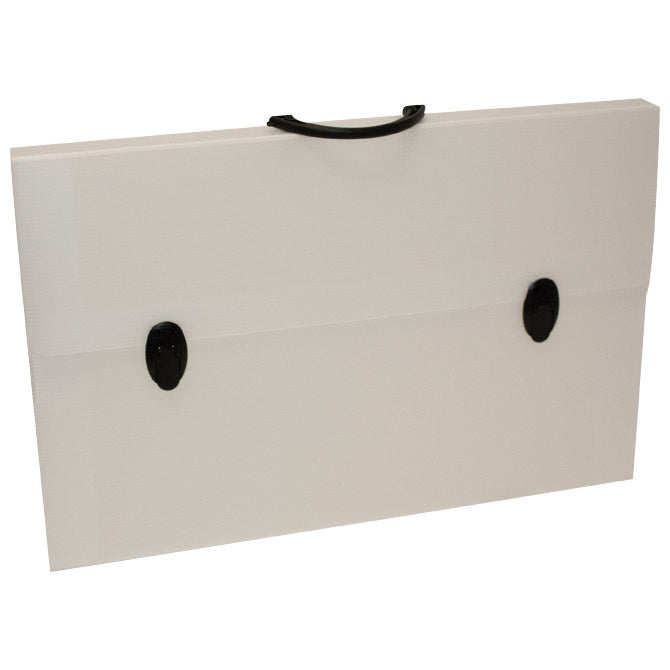 Torba-kofer pp-tvrdi 365x565x30mm Ri.Plast 6338533201.1 prozirno bijela/sort ručka