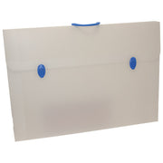 Torba-kofer pp-tvrdi 750x530x40mm Ri.Plast 6353754201 prozirno bijela/sort ručka